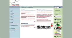 Desktop Screenshot of maerstetten.ch
